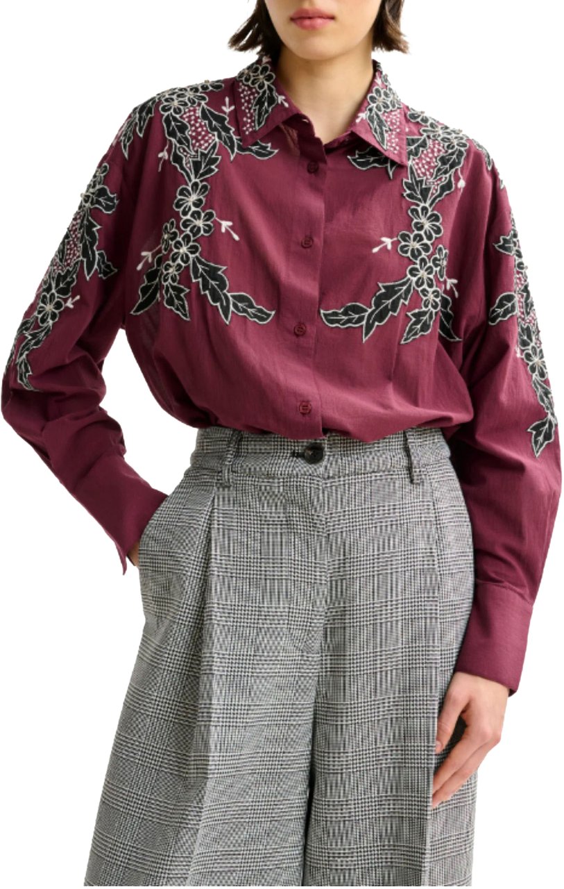 Essentiel Antwerp Essentiel Antwerp Blouses Bordeaux Inglewood Rood