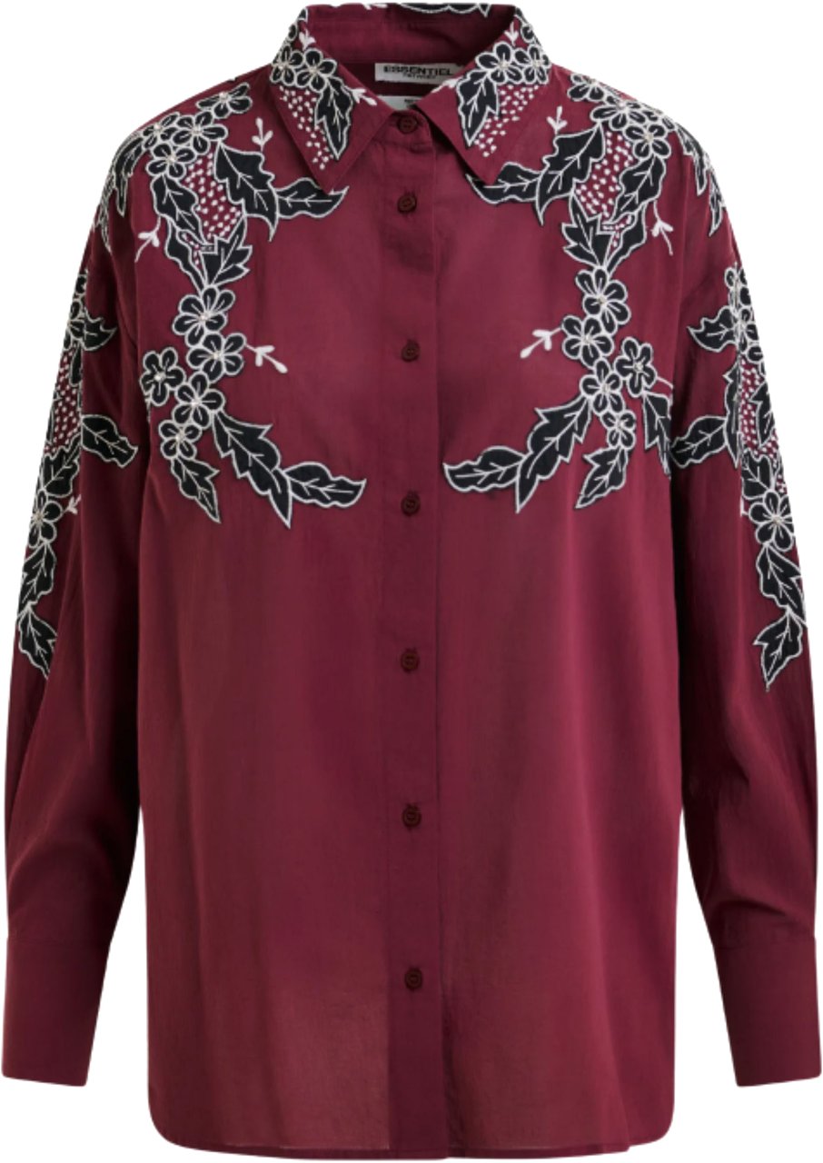 Essentiel Antwerp Essentiel Antwerp Blouses Bordeaux Inglewood Rood
