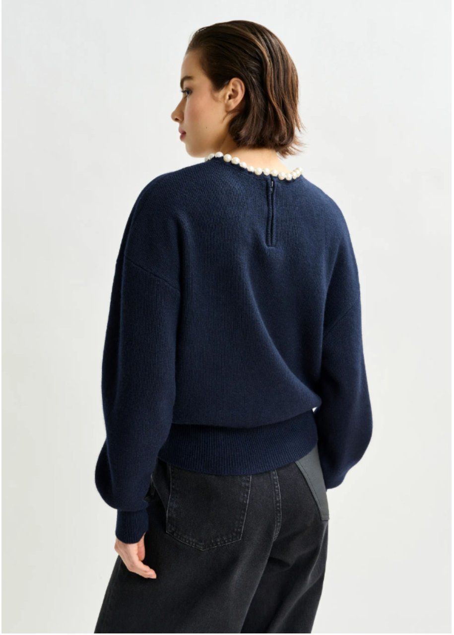 Essentiel Antwerp Essentiel Antwerp  Truien Donkerblauw Inti Blauw