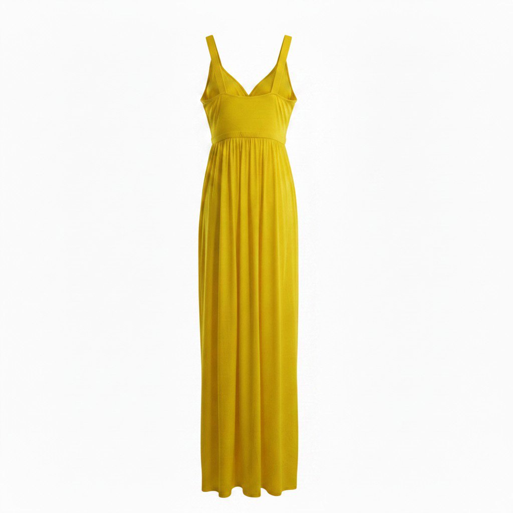 Essentiel Antwerp Maxi Babydoll Dress Jurken Geel Jacobean Geel