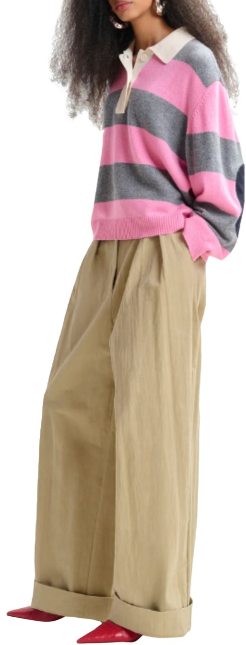 Essentiel Antwerp Essentiel Antwerp  Polos Lichtroze Jarn Roze