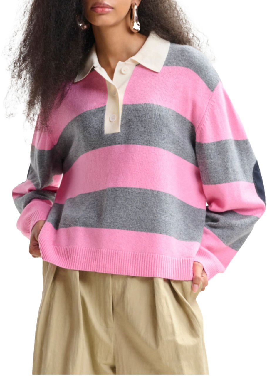 Essentiel Antwerp Essentiel Antwerp  Polos Lichtroze Jarn Roze