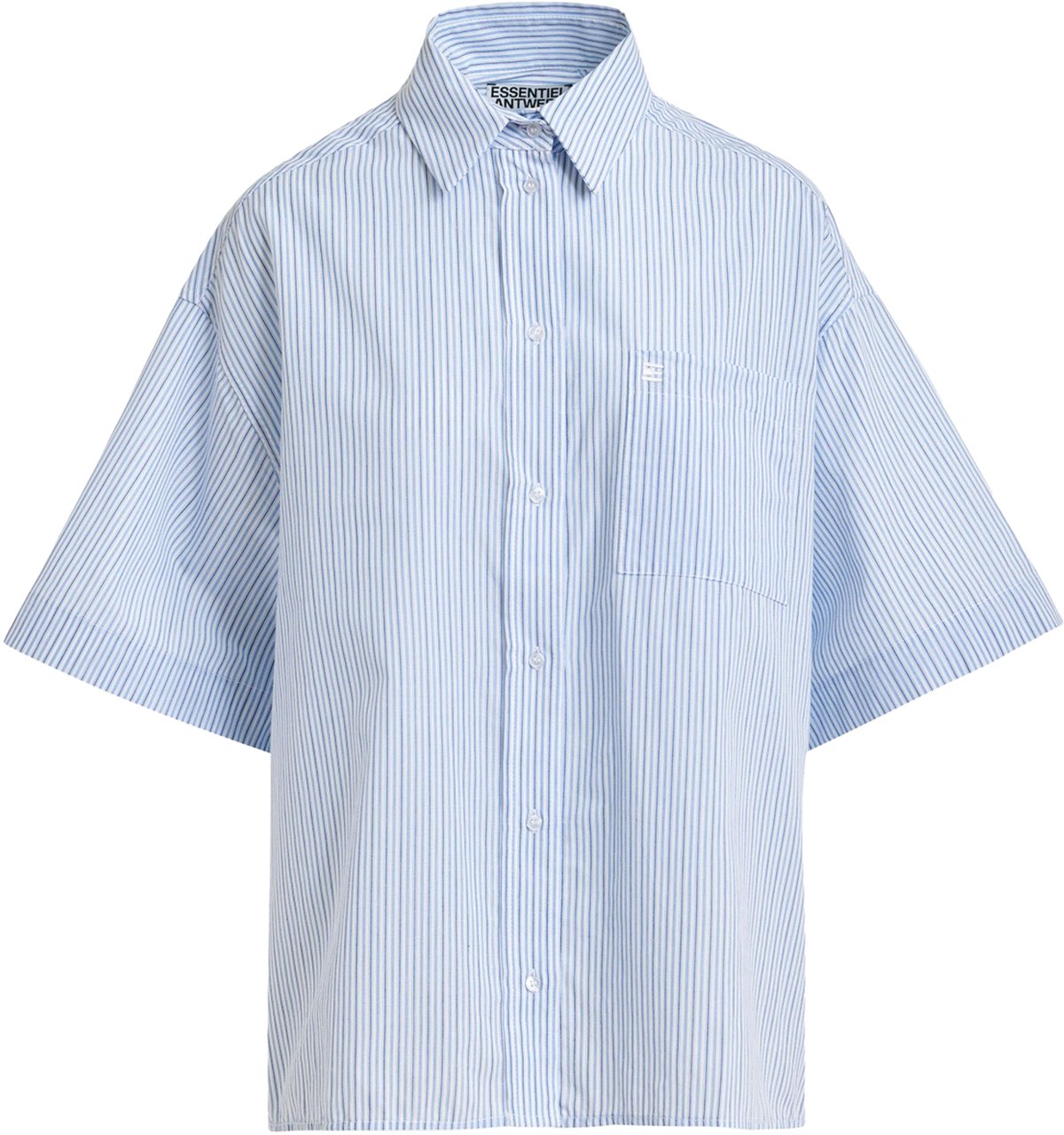 Essentiel Antwerp Essentiel Antwerp Boxy Oversized Shirt Blouses Off White Jasleen Wit