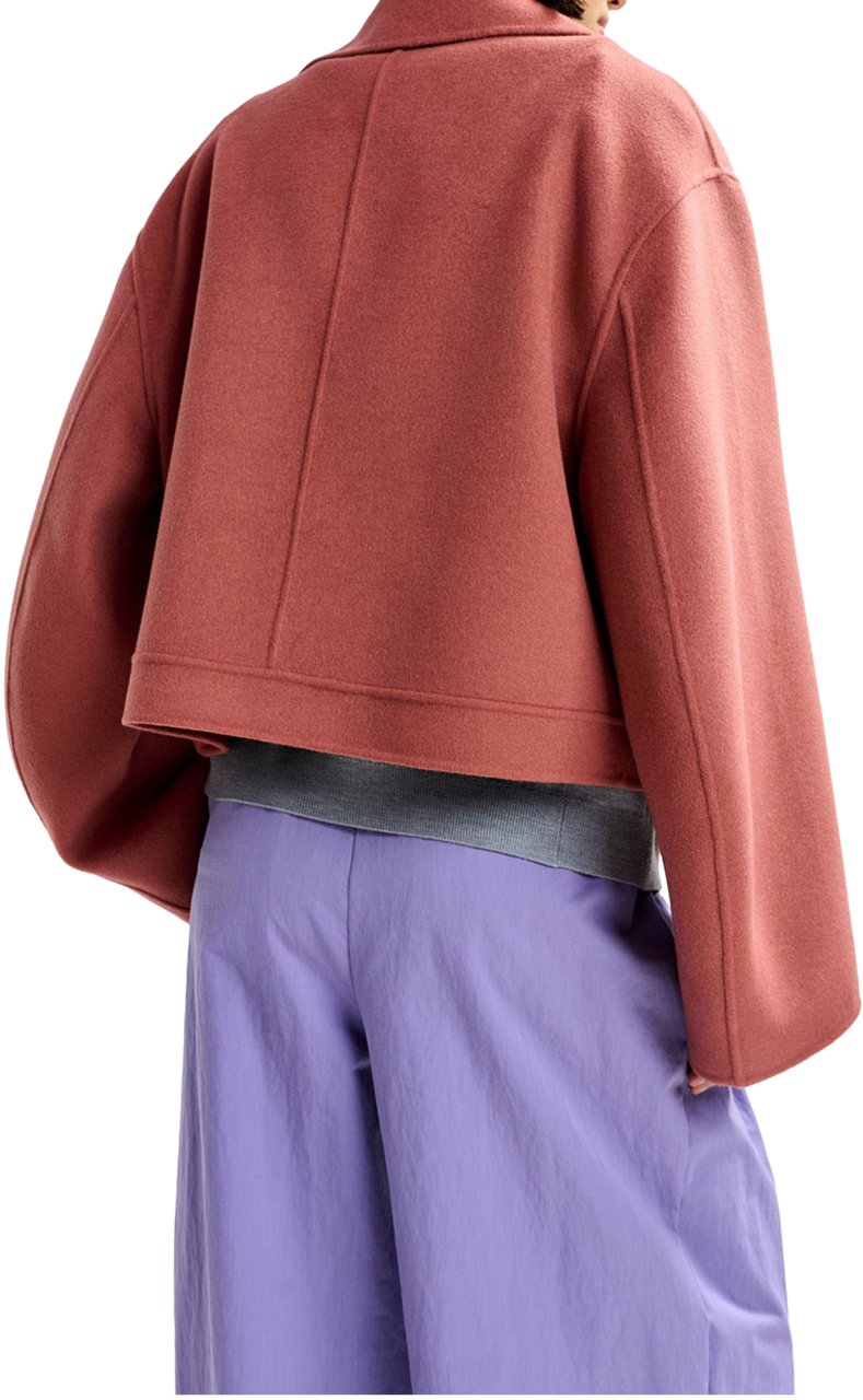 Essentiel Antwerp Essentiel Antwerp Cropped Perfecto Jackets Bruin Javier Bruin