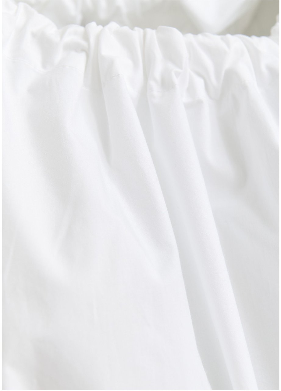 Essentiel Antwerp Essentiel Antwerp Smocked Top Tops Wit Jaylah Wit