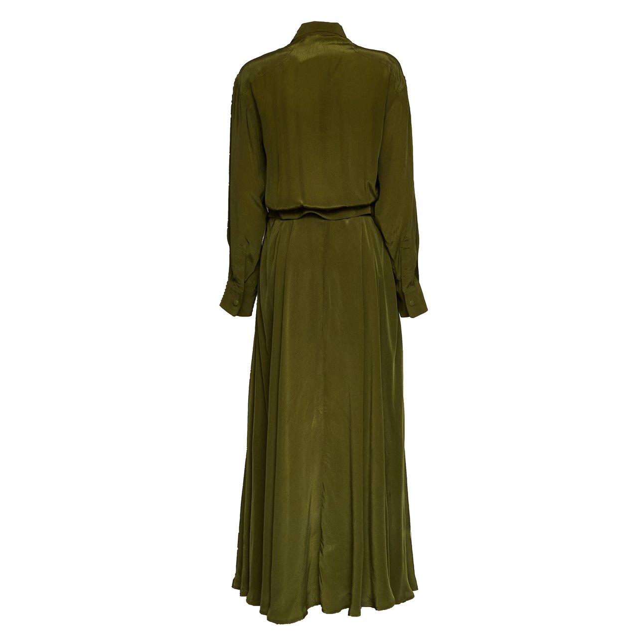 Essentiel Antwerp Jebba Layered Oversize Maxi Dress Groen