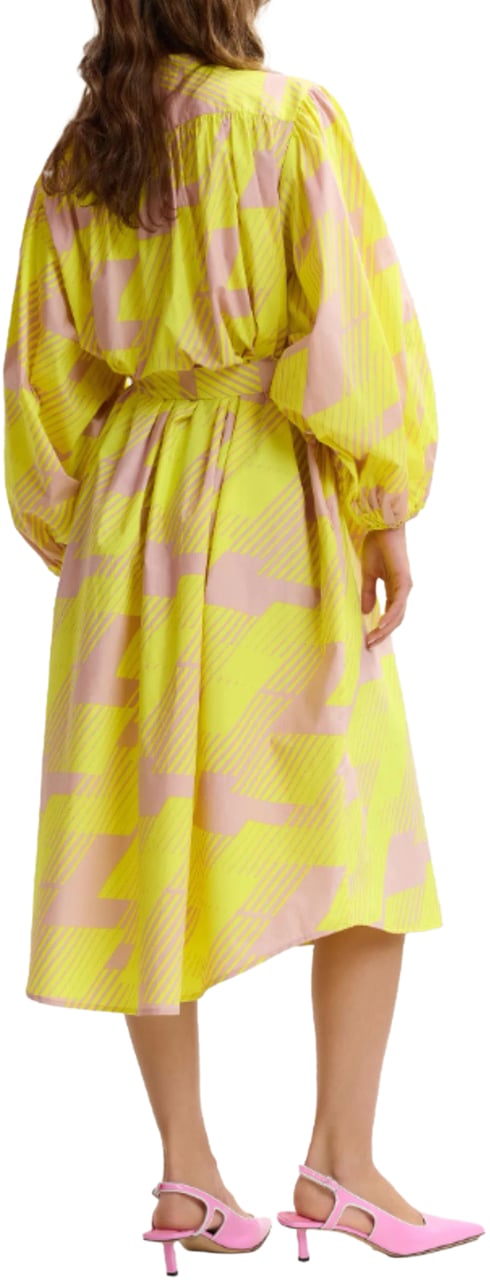 Essentiel Antwerp Essentiel Antwerp Oversized Minidress Jurken Geel Jex Geel