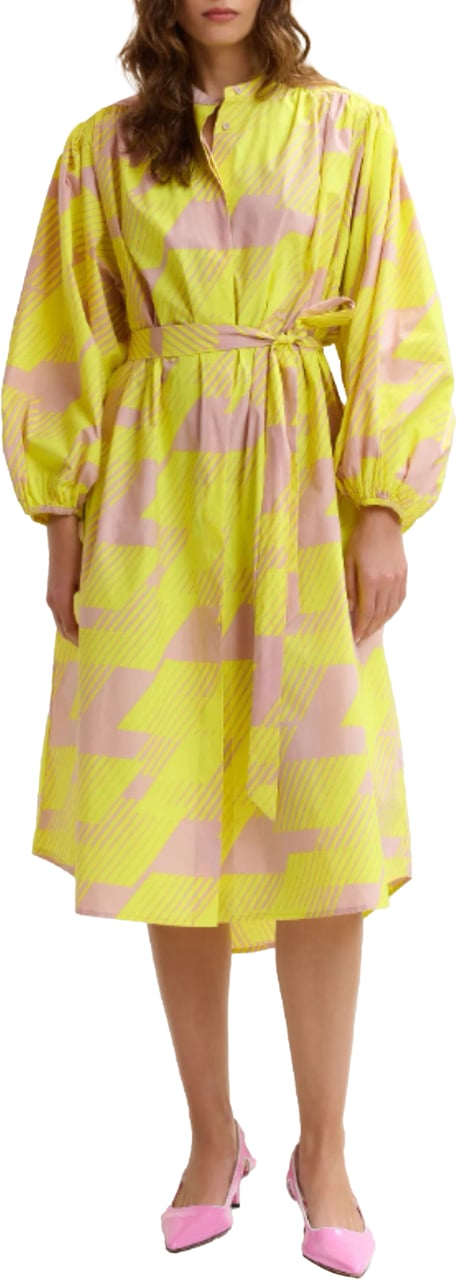 Essentiel Antwerp Essentiel Antwerp Oversized Minidress Jurken Geel Jex Geel