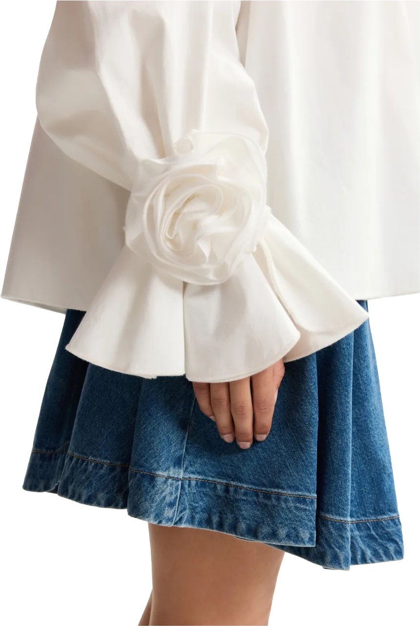 Essentiel Antwerp Essentiel Antwerp Off Shoulder Top Tops Off White Jofie Wit