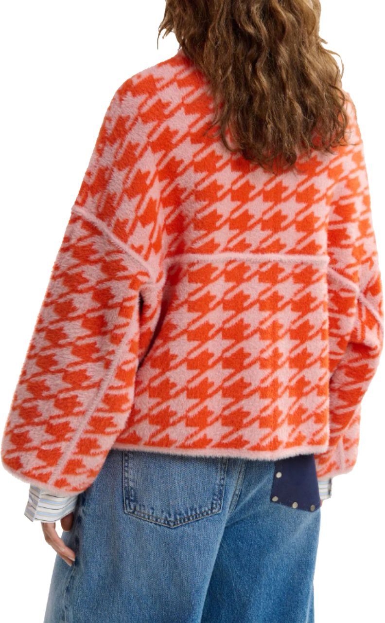 Essentiel Antwerp Essentiel Antwerp Knit Jacket Vesten Oranje Joking Oranje