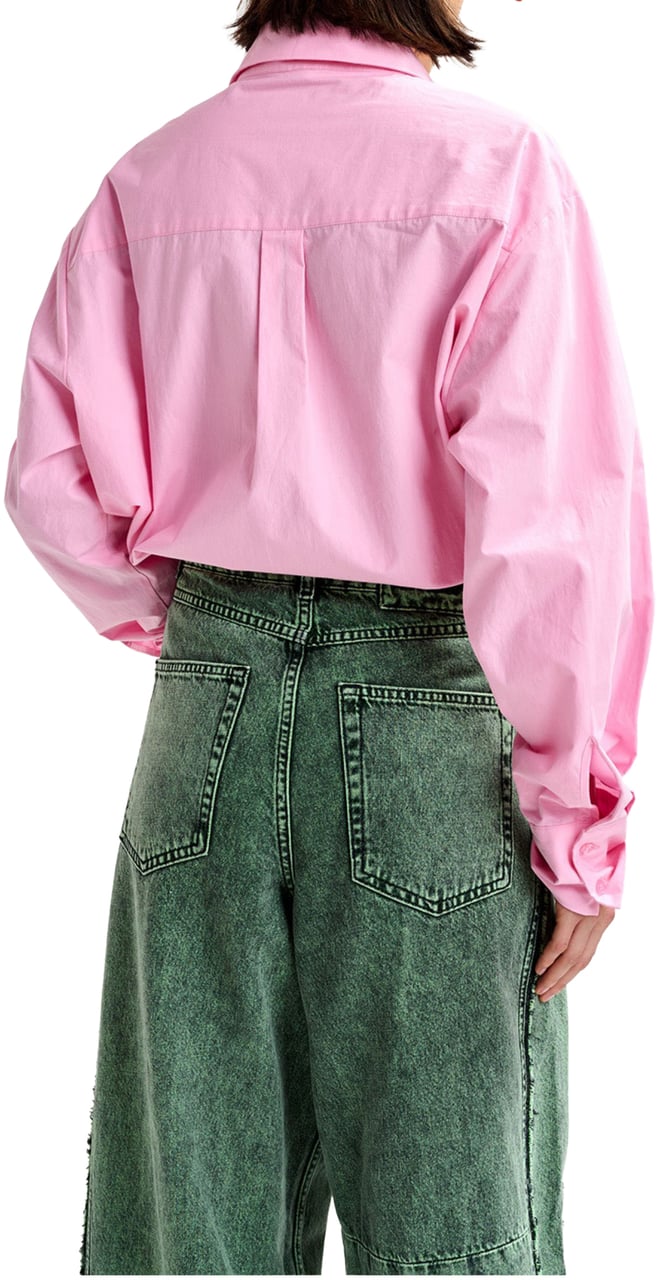 Essentiel Antwerp Essentiel Antwerp Pointy Collar Shirt Blouses Roze Jomato Roze