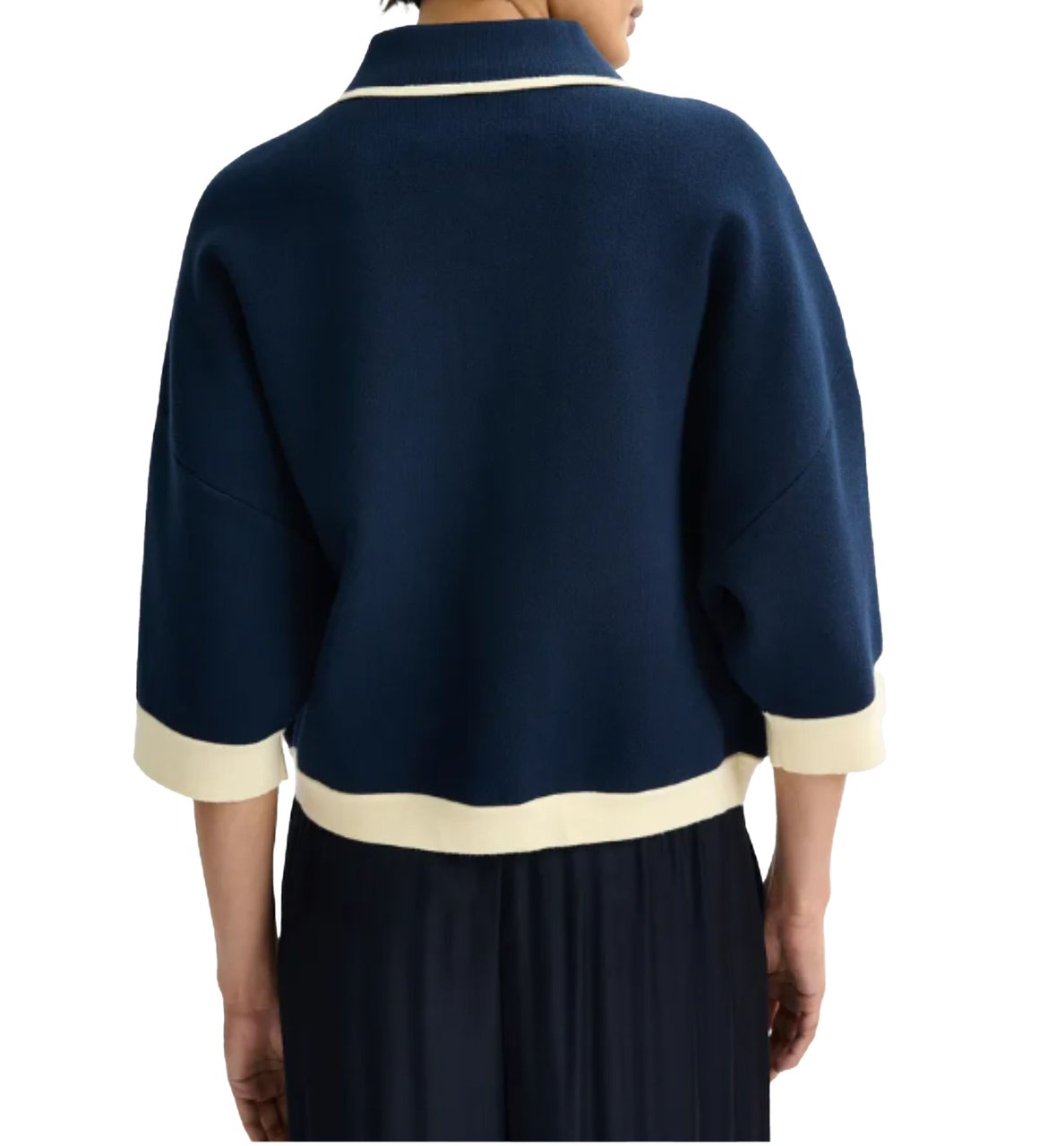 Essentiel Antwerp Essentiel Antwerp Knit Cardigan Vesten Donkerblauw Jugly Blauw
