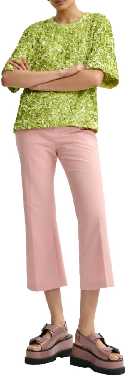 Essentiel Antwerp Essentiel Antwerp Sequin Top Tops Groen Juli Groen