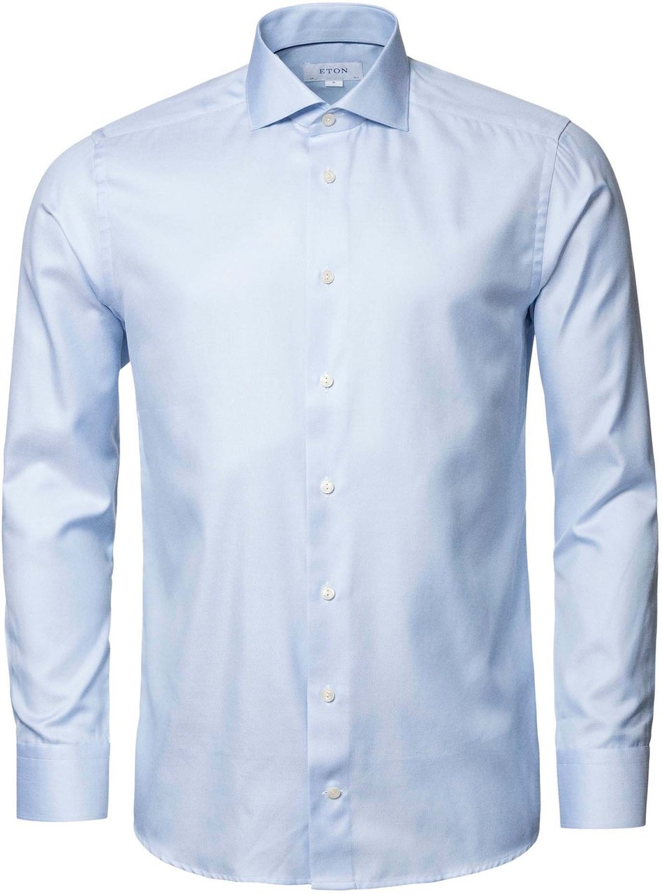 Eton Eton Lange Mouw Overhemden Blauw 100003412 21 Blauw
