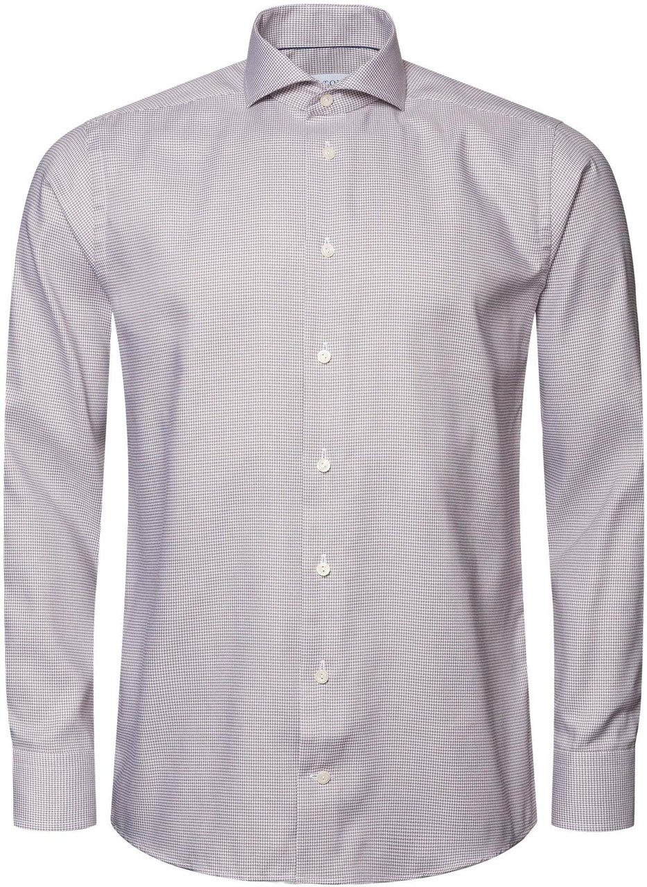 Eton Eton Lange Mouw Overhemden Beige 100004279 33 Beige