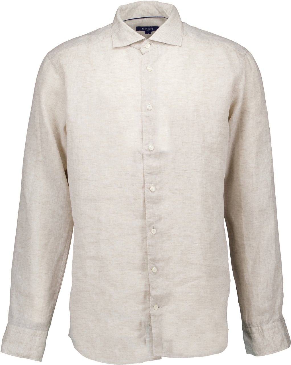 Eton Eton Solid Lange Mouw Overhemden Beige 100004420 30 Beige