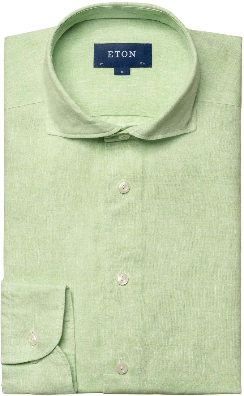 Eton Eton  Lange Mouw Overhemden Groen 100004420 60 Groen