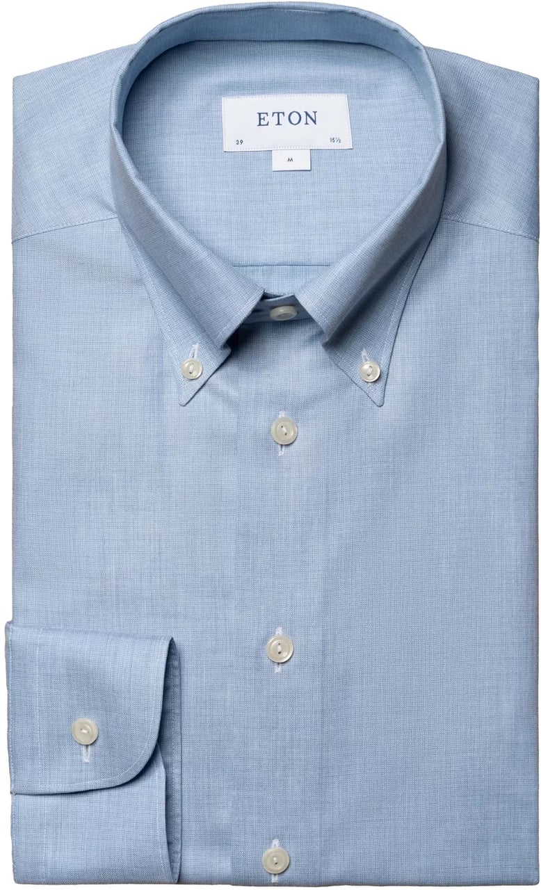 Eton Eton  Lange Mouw Overhemden Blauw 100010273 22 Blauw