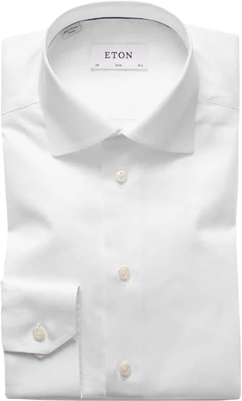 Eton Eton Lange Mouw Overhemden Wit 100010460 00 Wit