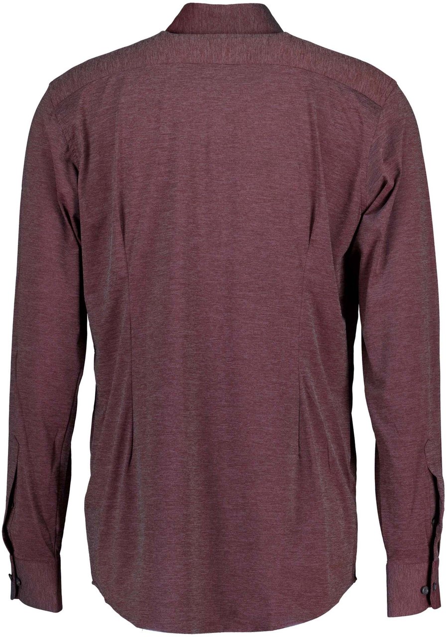 Eton Eton Lange Mouw Overhemden Bordeaux 100010718 57 Rood