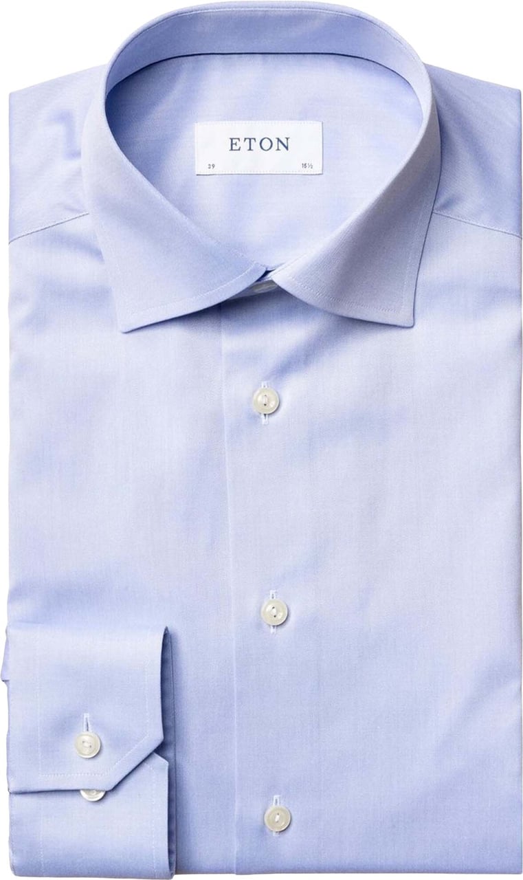 Eton Eton  Lange Mouw Overhemden Blauw 100010748 21 Blauw