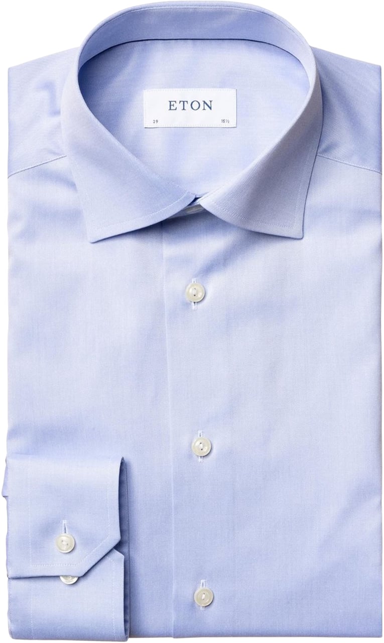 Eton Eton  Lange Mouw Overhemden Blauw 100010748 21 Blauw