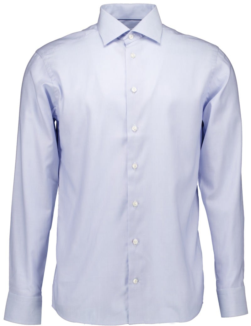 Eton Eton  Lange Mouw Overhemden Lichtblauw 100011801 Blauw