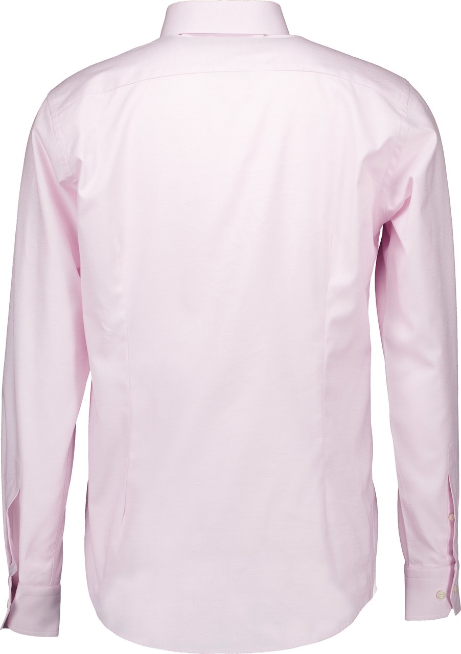 Eton Eton Dobby Lange Mouw Overhemden Lichtroze 100011816 Roze