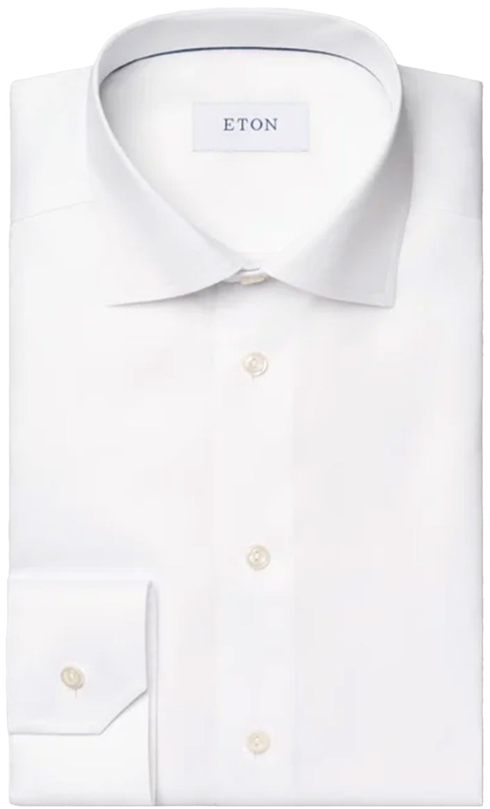 Eton Eton Lange Mouw Overhemden Wit 100012341 Wit