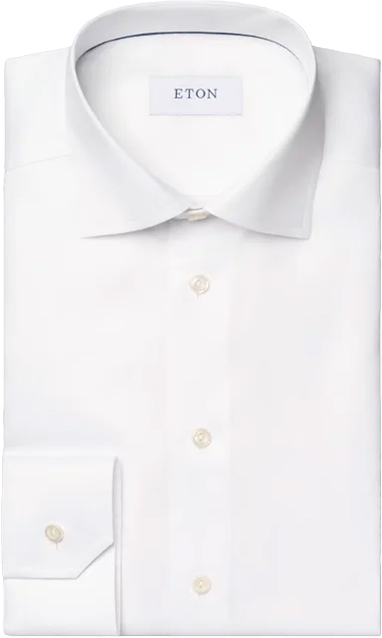 Eton Eton Lange Mouw Overhemden Wit 100012341 Wit