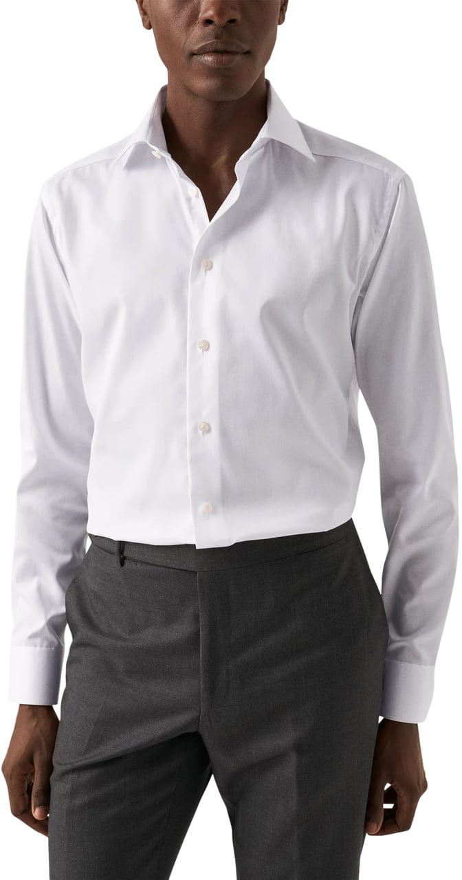 Eton Eton  Lange Mouw Overhemden Wit 1000 12342 00 Wit