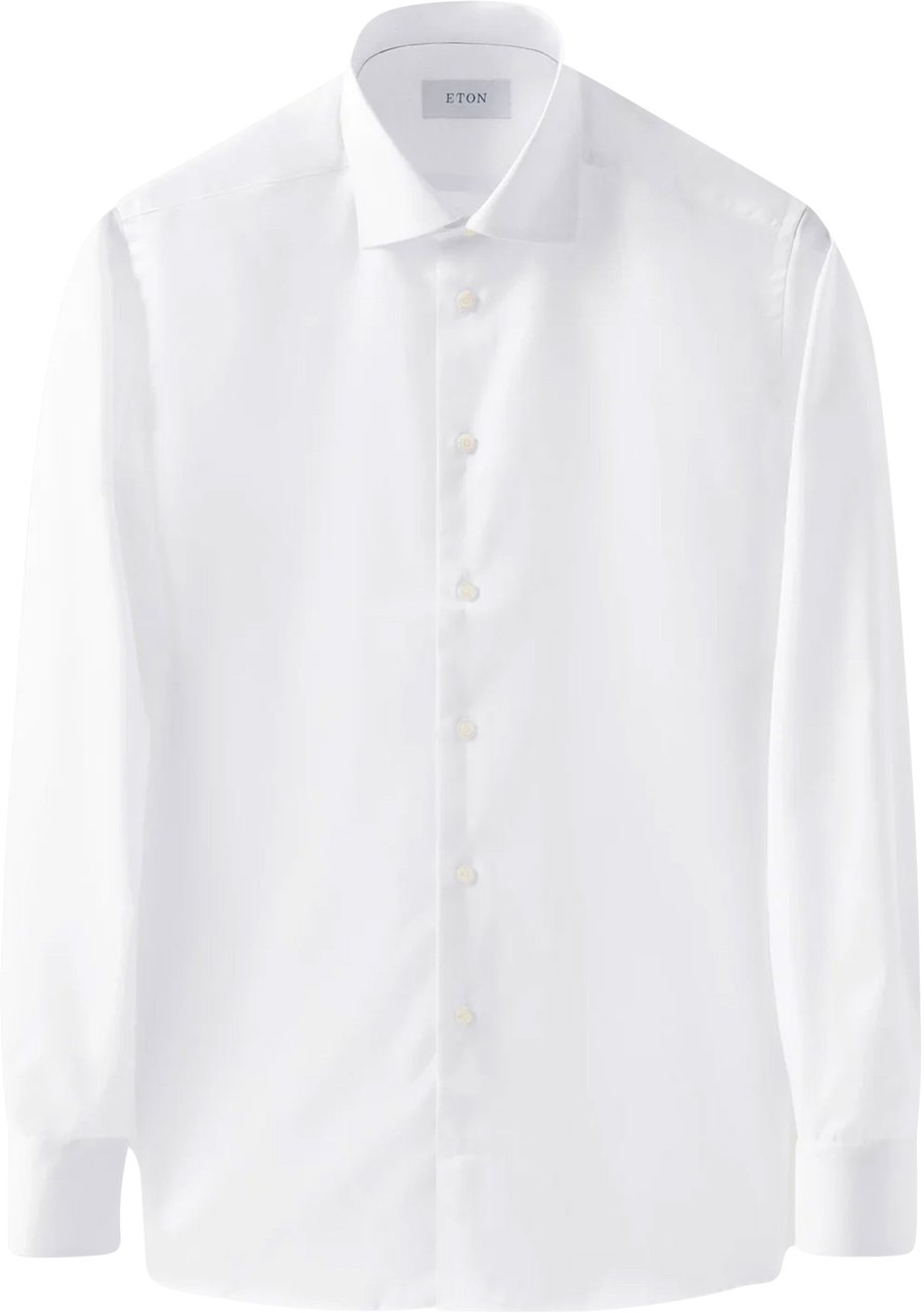 Eton Eton Lange Mouw Overhemden Ecru 100012363 Wit
