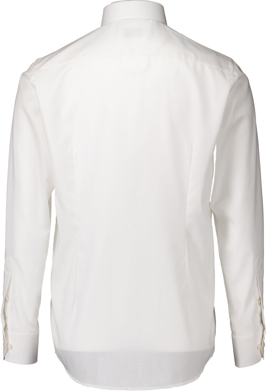 Eton Eton Oxford Lange Mouw Overhemden Wit 100012812 Wit