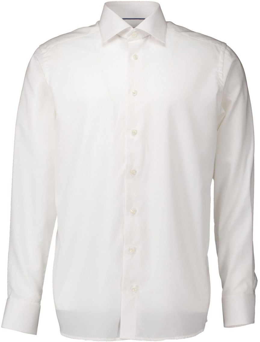 Eton Eton Oxford Lange Mouw Overhemden Wit 100012812 Wit