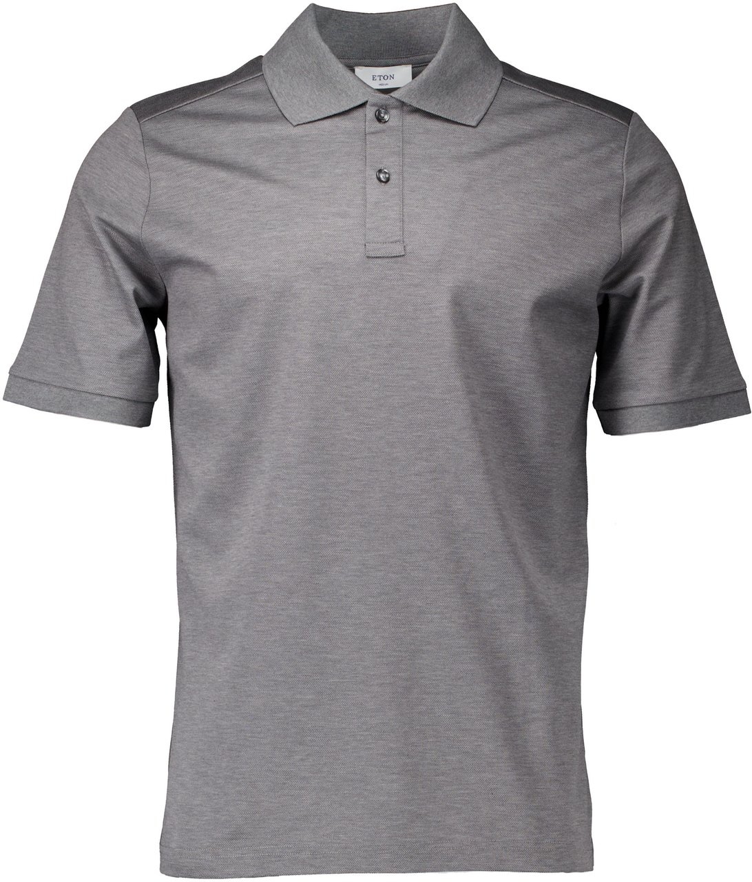 Eton Eton Polos Donkergrijs 10001294016 Grijs