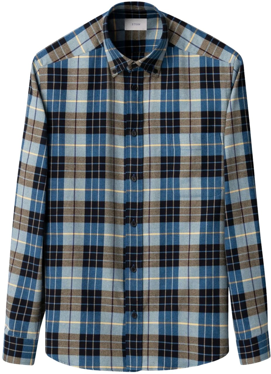 Eton Eton  Lange Mouw Overhemden Blauw 100013889 Blauw