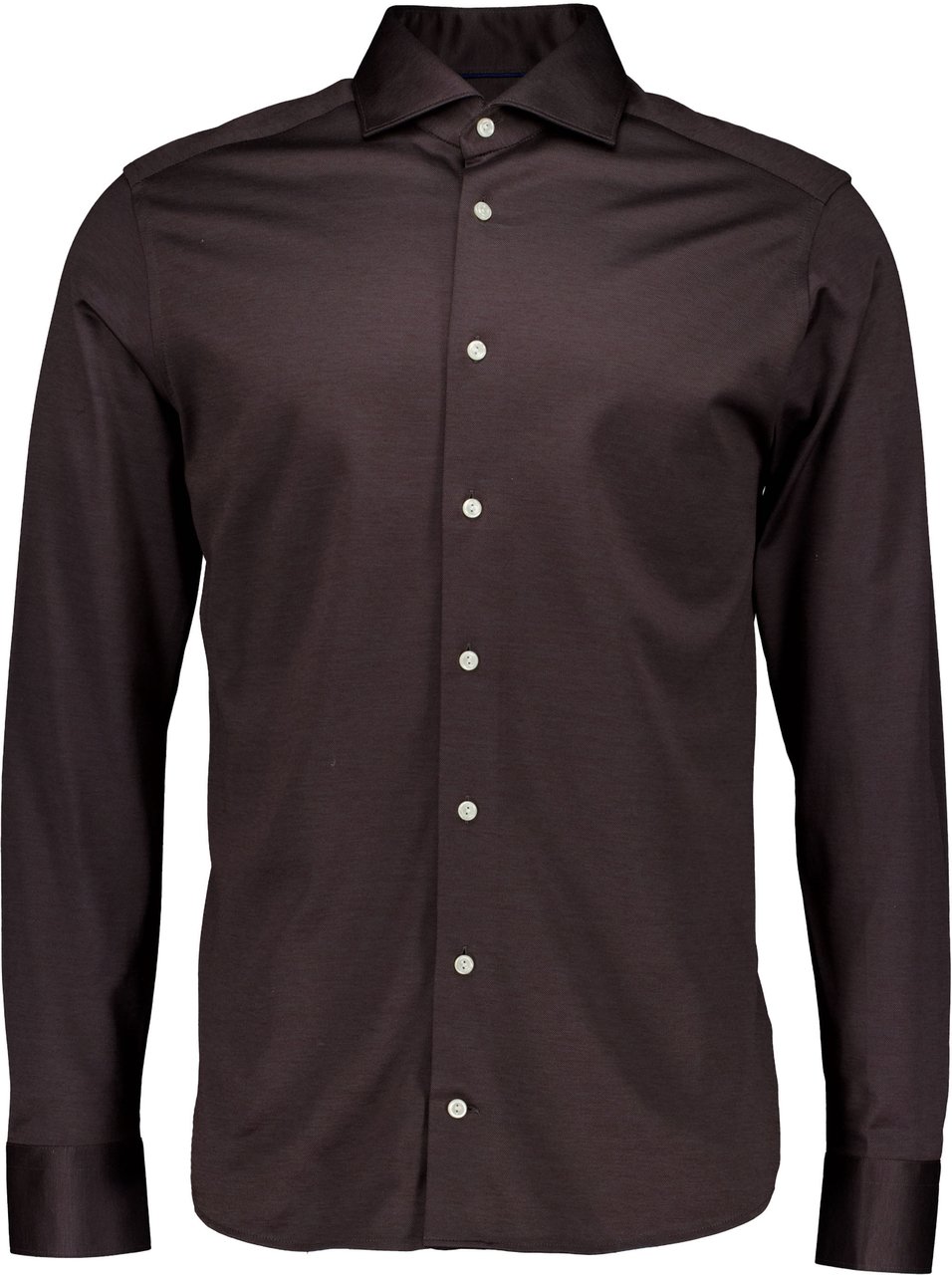 Eton Eton Lange Mouw Overhemden Donkerbruin 100013971 Bruin
