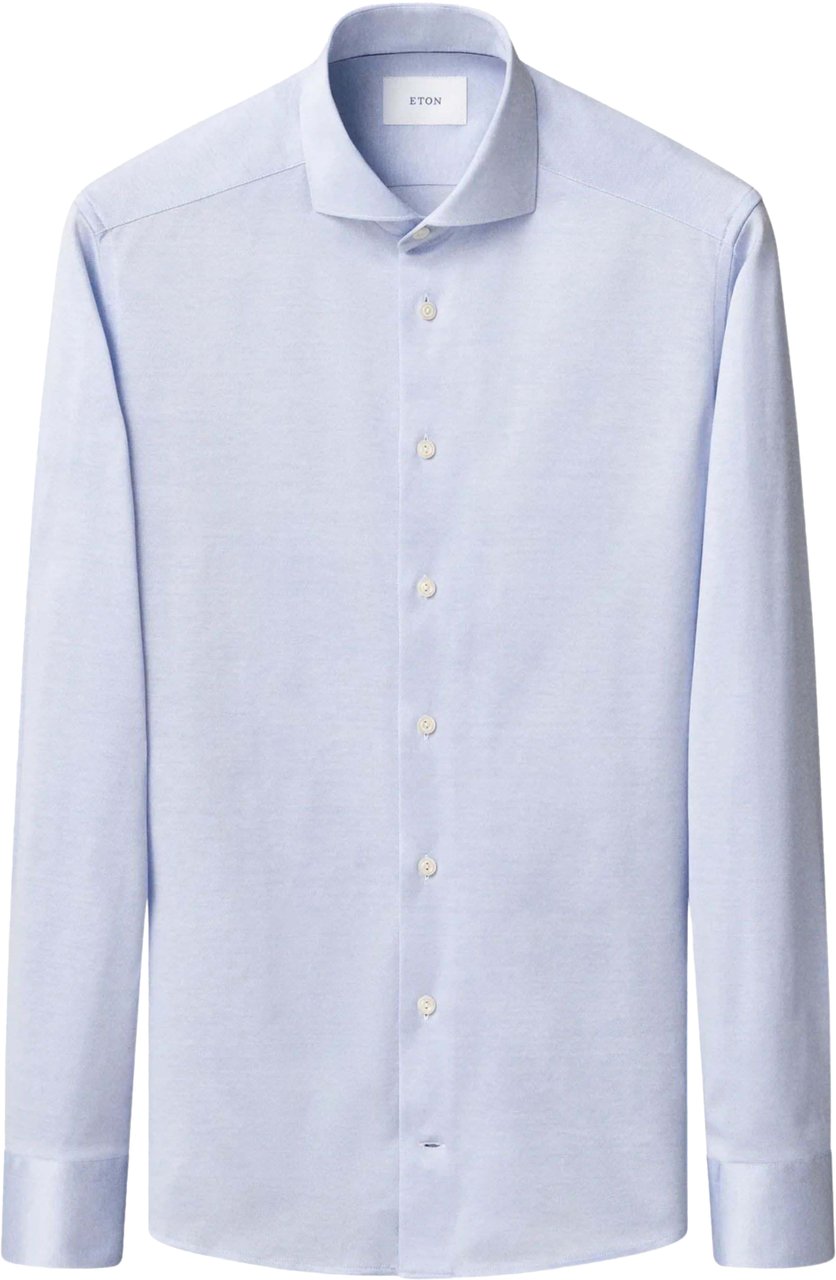 Eton Eton Lange Mouw Overhemden Lichtblauw 100013971 Blauw