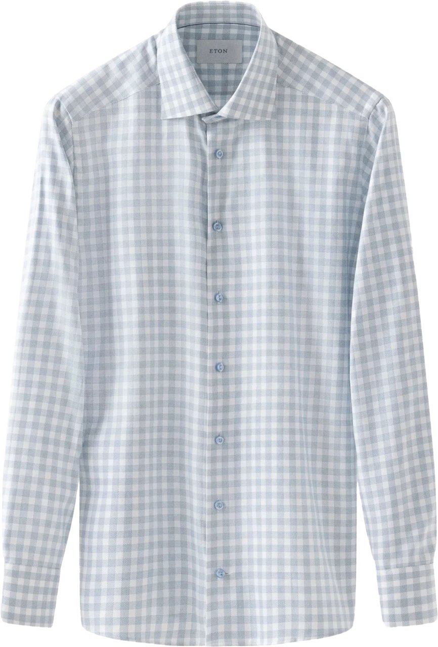 Eton Eton  Lange Mouw Overhemden Blauw 100014022 Blauw