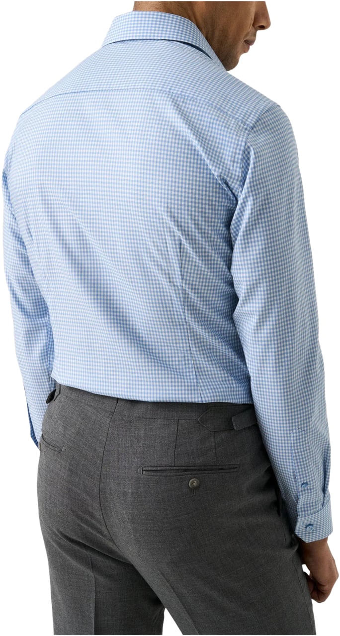 Eton Eton Lange Mouw Overhemden Blauw 100014566 Blauw