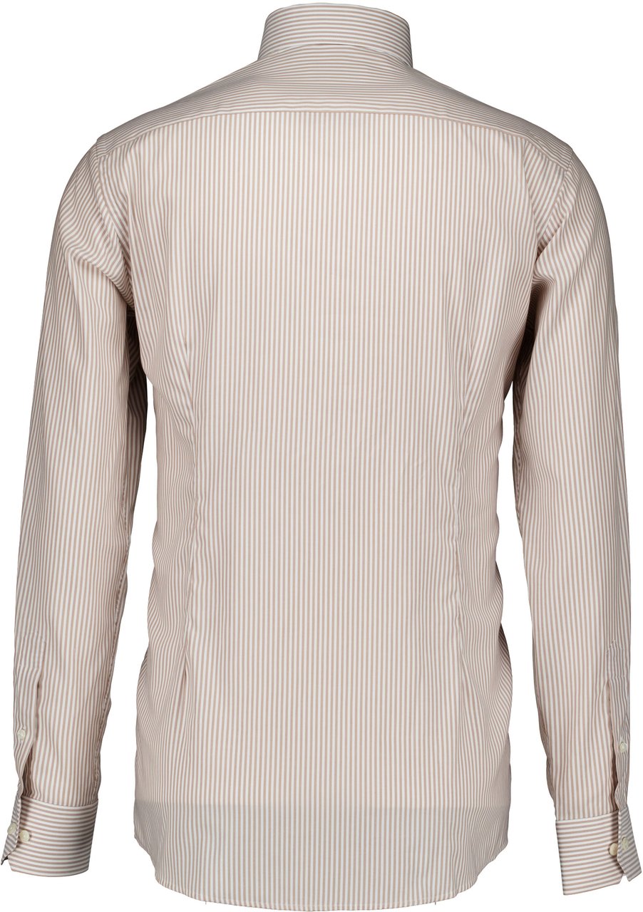 Eton Eton  Lange Mouw Overhemden Beige 100014572 Beige