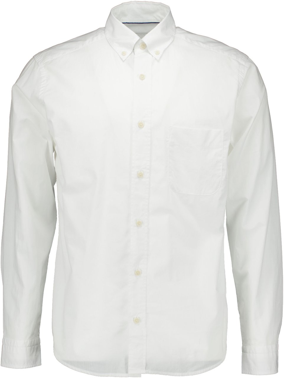 Eton Eton Solid Chambray Shirt Lange Mouw Overhemden Wit 100014782 Wit