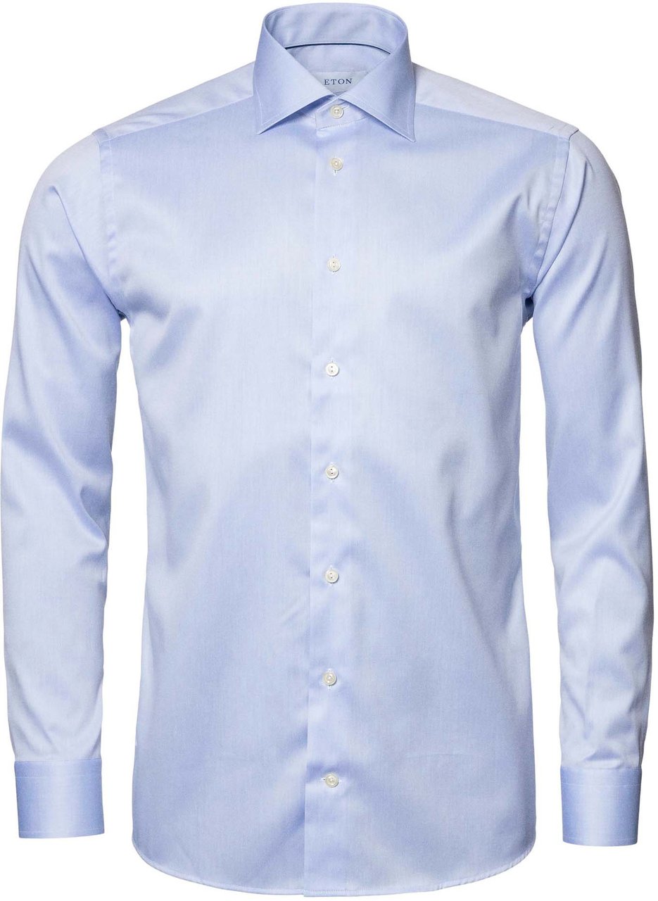Eton Eton Lange Mouw Overhemden Blauw 3000 79511 21 Blauw