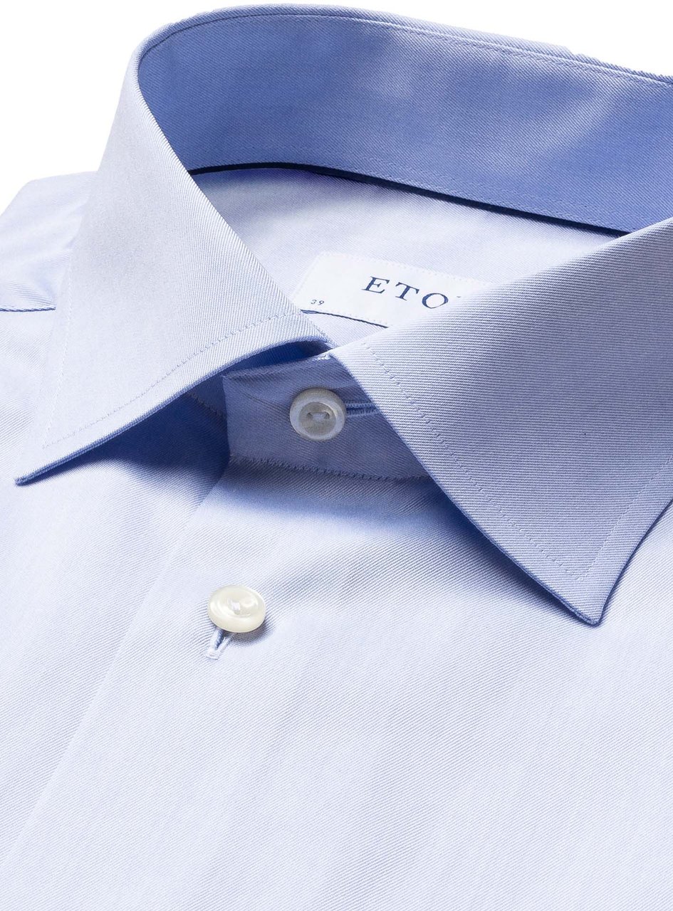 Eton Eton Lange Mouw Overhemden Blauw 3000 79511 21 Blauw