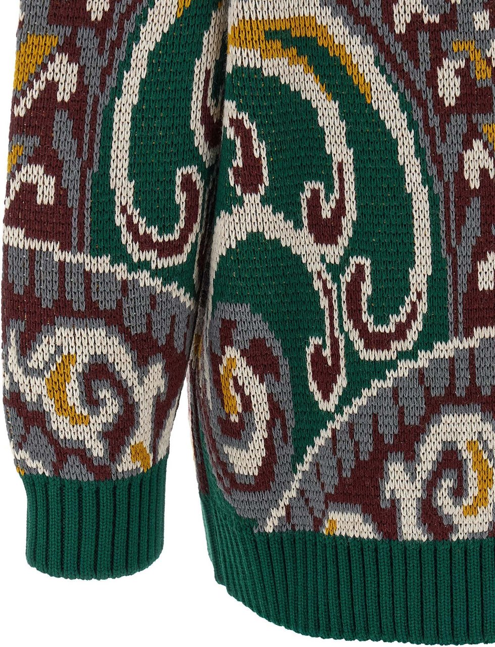 Etro Multicolor Wool Cardigan Divers