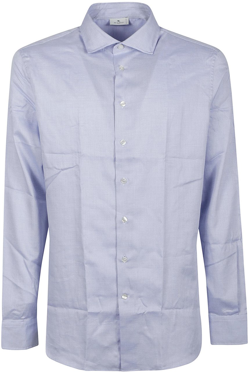 Etro Fuji Shirt Blue Blauw