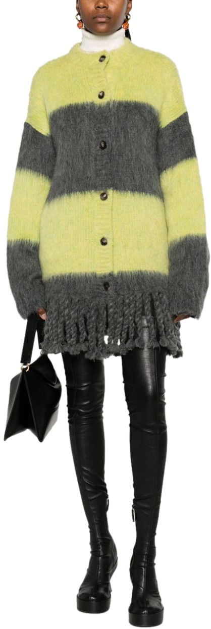 Etro Sweaters Yellowgrey Geel