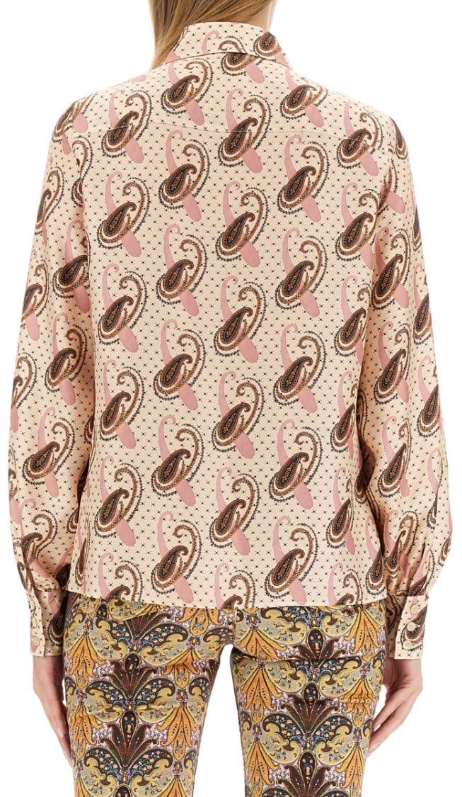 Etro Paisley Print Shirt Neutraal
