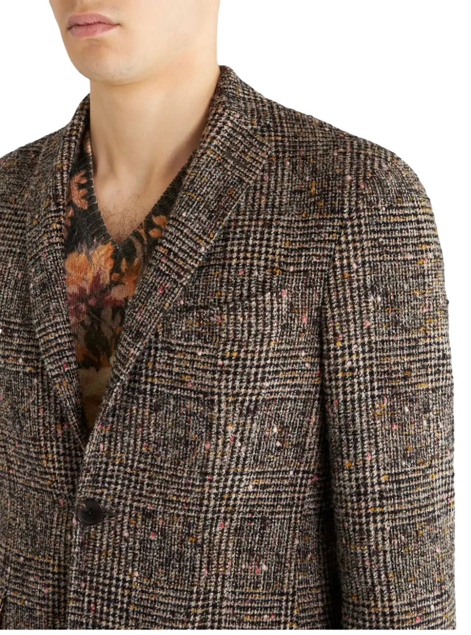 Etro giacca roma brown Bruin