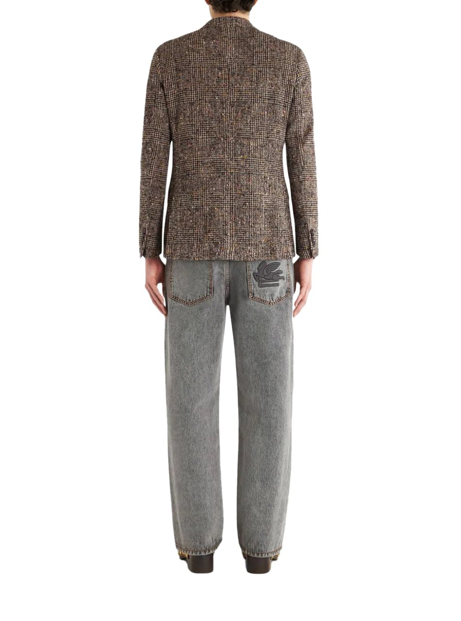 Etro giacca roma brown Bruin